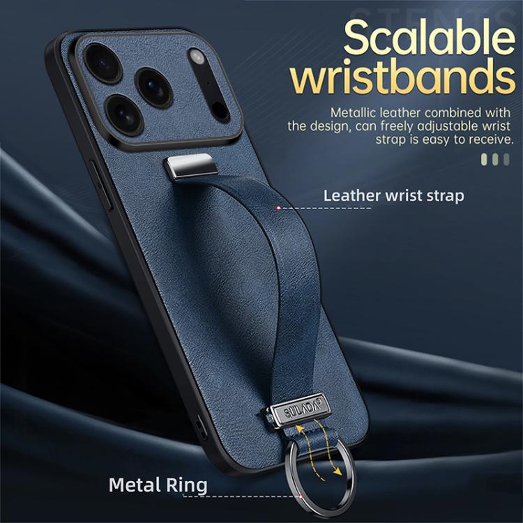 SULADA Tide Cool Series PC Hybrid Leather Texture Skin Feel Phone Case