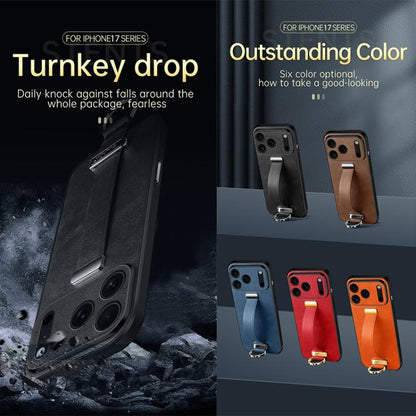 SULADA Tide Cool Series PC Hybrid Leather Texture Skin Feel Phone Case