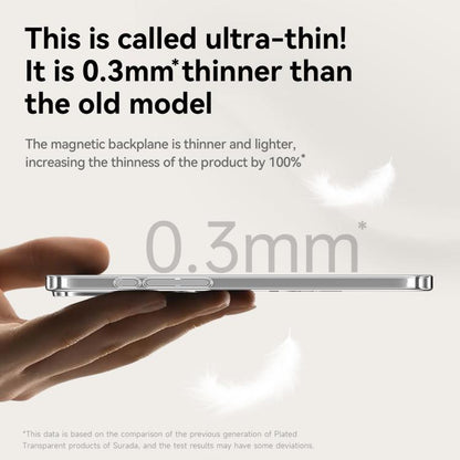 SULADA Electroplated Transparent MagSafe Holder Phone Case