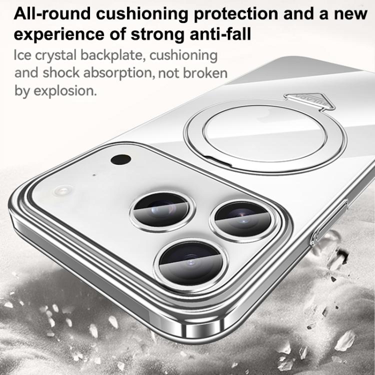 SULADA Electroplated Transparent MagSafe Holder Phone Case