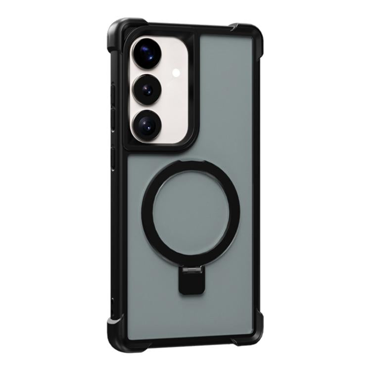 Four-corner Shockproof MagSafe Holder Phone Case