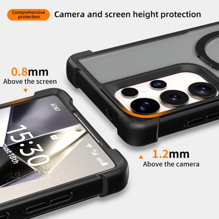 Four-corner Shockproof MagSafe Holder Phone Case