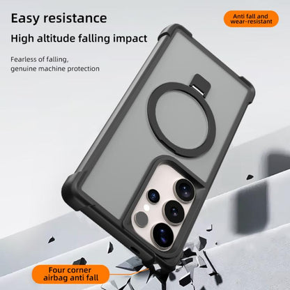 Four-corner Shockproof MagSafe Holder Phone Case