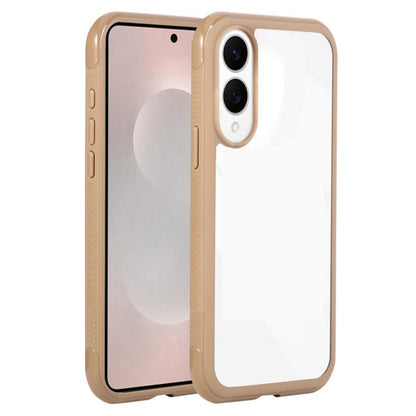 Solid Color Edge Transparency Acrylic TPU Phone Case