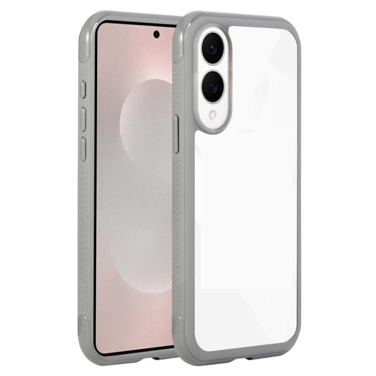 Solid Color Edge Transparency Acrylic TPU Phone Case