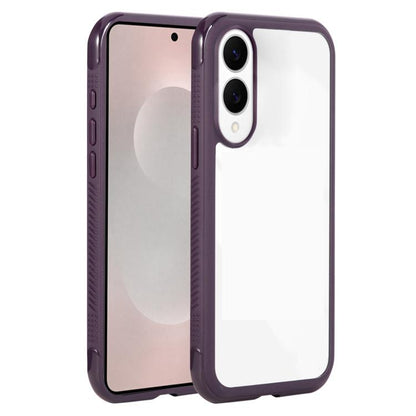 Solid Color Edge Transparency Acrylic TPU Phone Case
