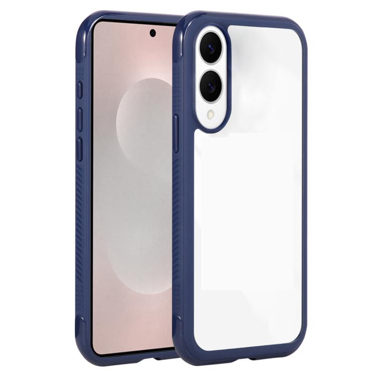 Solid Color Edge Transparency Acrylic TPU Phone Case