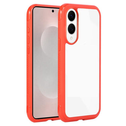 Solid Color Edge Transparency Acrylic TPU Phone Case