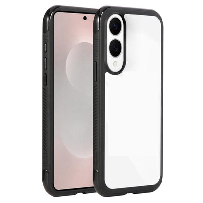 Solid Color Edge Transparency Acrylic TPU Phone Case