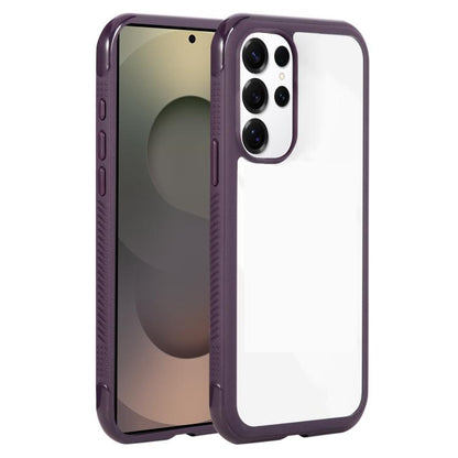 Solid Color Edge Transparency Acrylic TPU Phone Case