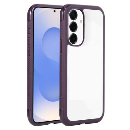 Solid Color Edge Transparency Acrylic TPU Phone Case