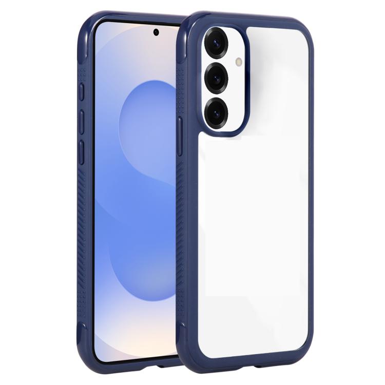 Solid Color Edge Transparency Acrylic TPU Phone Case