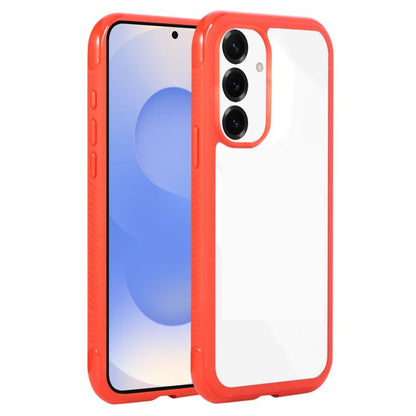 Solid Color Edge Transparency Acrylic TPU Phone Case