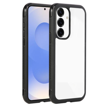 Solid Color Edge Transparency Acrylic TPU Phone Case