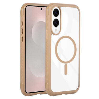 Solid Color Edge Transparency MagSafe Magnetic Phone Case