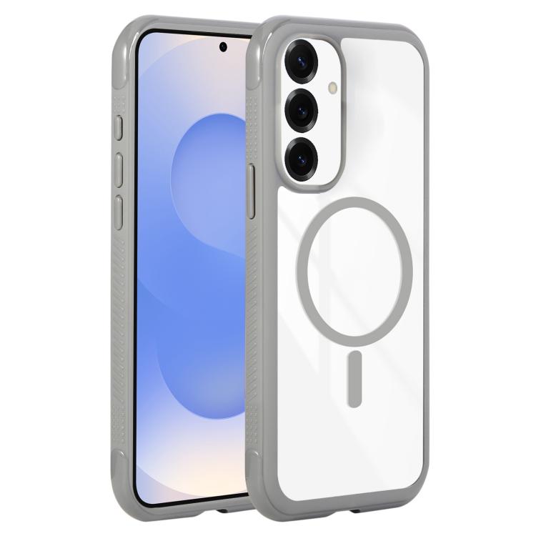 Solid Color Edge Transparency MagSafe Magnetic Phone Case