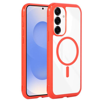 Solid Color Edge Transparency MagSafe Magnetic Phone Case