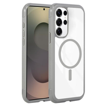 Solid Color Edge Transparency MagSafe Magnetic Phone Case