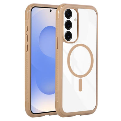 Solid Color Edge Transparency MagSafe Magnetic Phone Case