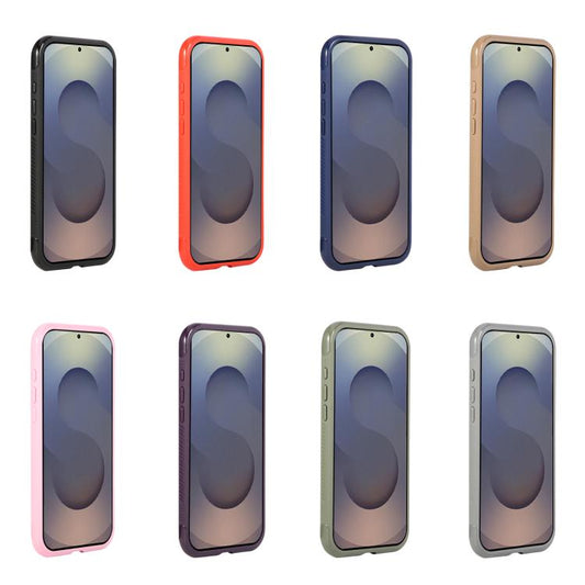 Solid Color Edge Transparency MagSafe Magnetic Phone Case