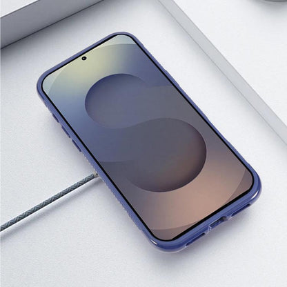 Solid Color Edge Transparency Rotation Holder MagSafe Phone Case