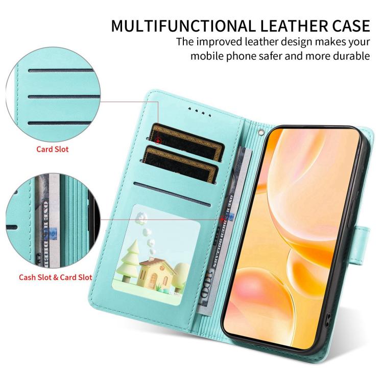 Embossed Heart Dog RFID Blocking Wallet Leather Phone Case