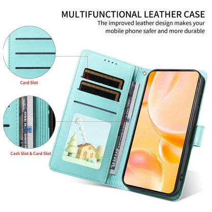 Embossed Heart Dog RFID Blocking Wallet Leather Phone Case