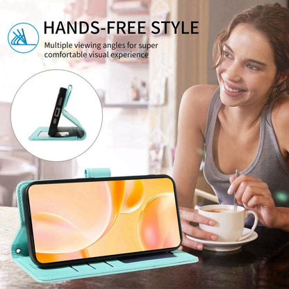 Embossed Heart Dog RFID Blocking Wallet Leather Phone Case