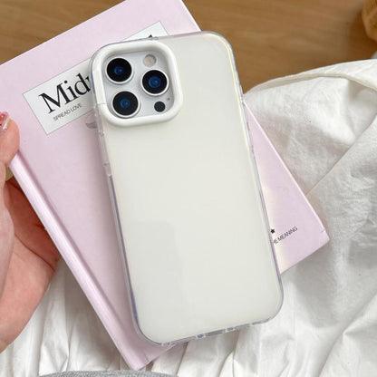 Large Camera Frame Vibrant Jelly Color TPU + IMD Phone Case