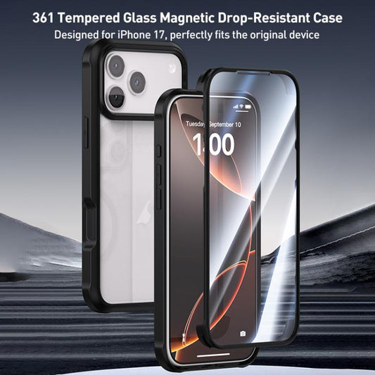Double-sided Plastic Glass Phone Protective Case
