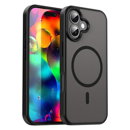 Fanying Series PC Hybrid TPU Translucent Frosted MagSafe Phone Case