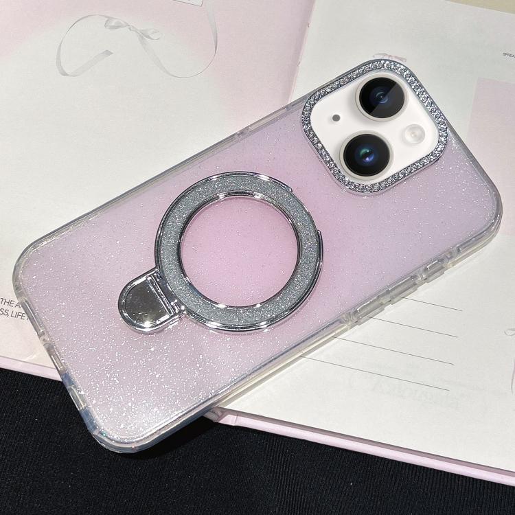 Gradient Glitter Diamonds MagSafe Phone Case