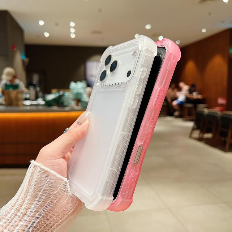 Transparent Matte TPU Hybrid PC 3-in-1 Phone Case