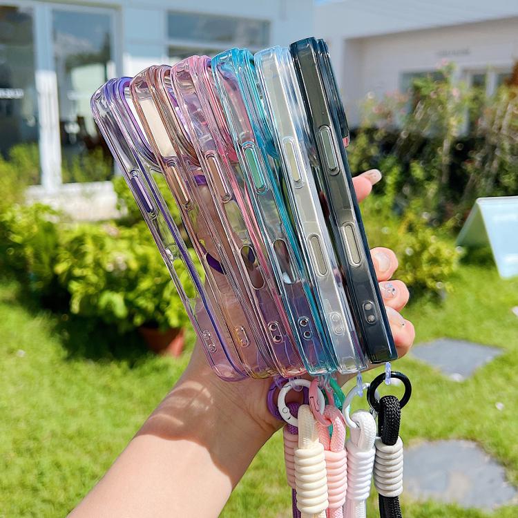 MagSafe Magnetic Clear Phone Case with Wrist Strap