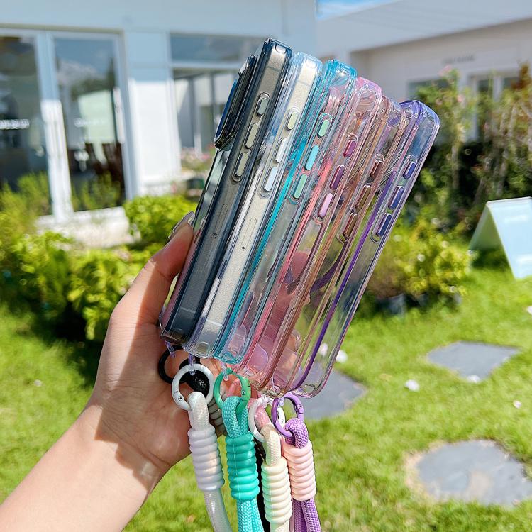 MagSafe Magnetic Clear Phone Case with Wrist Strap