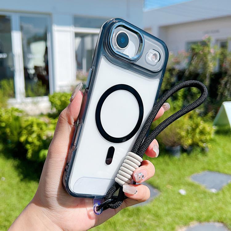 MagSafe Magnetic Clear Phone Case with Wrist Strap