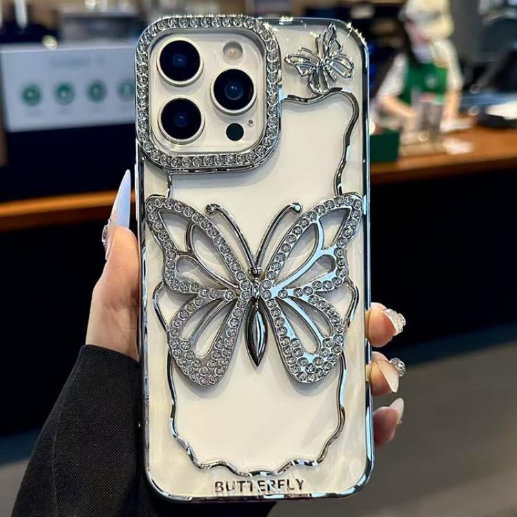 Hollow Butterfly Electroplating TPU Phone Case