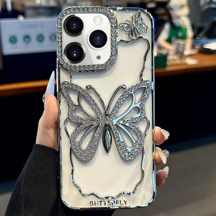 Hollow Butterfly Electroplating TPU Phone Case