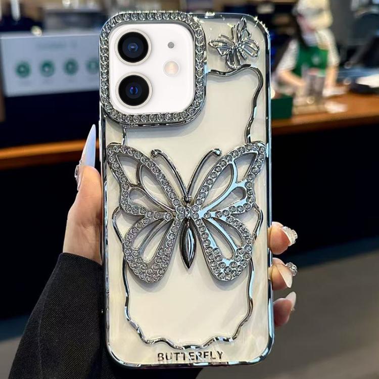 Hollow Butterfly Electroplating TPU Phone Case
