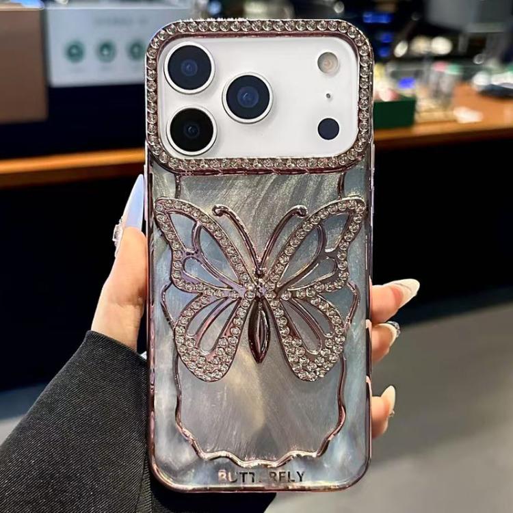 Butterfly Electroplating TPU Phone Case with Epoxy Cardboard