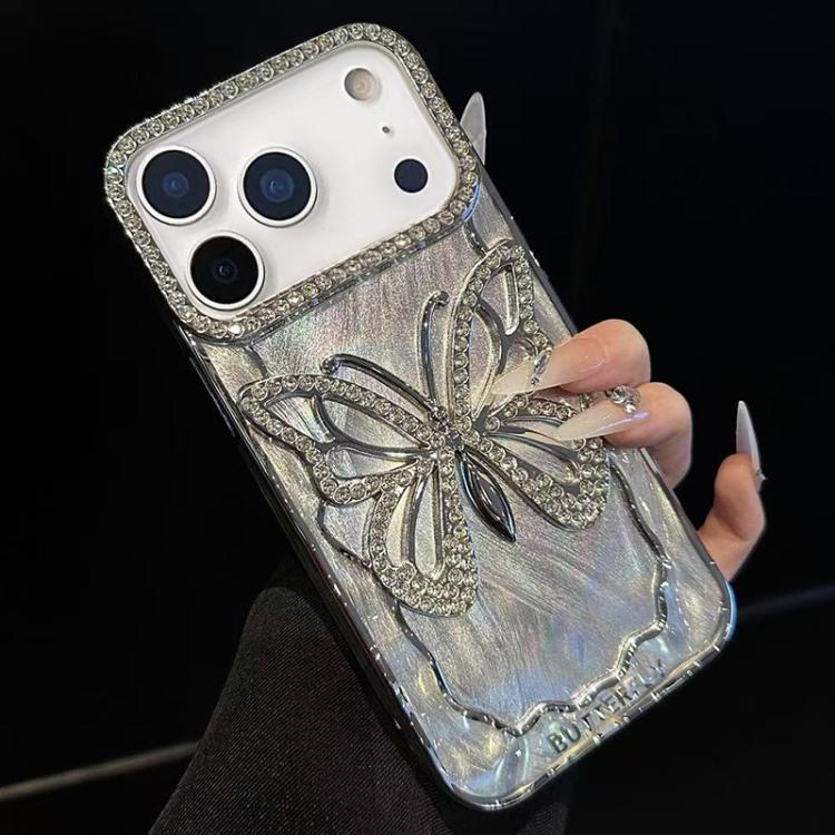 Butterfly Electroplating TPU Phone Case with Epoxy Cardboard