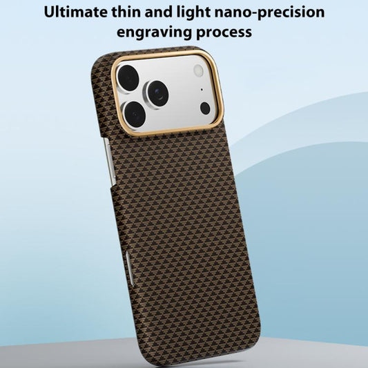 Metal Frame Nanofiber MagSafe Magnetic Phone Case