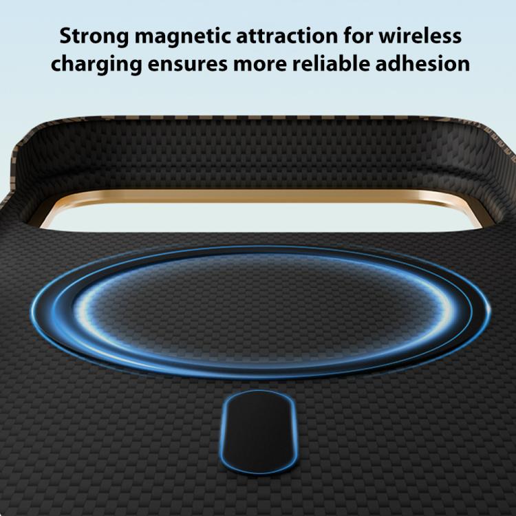 Metal Frame Nanofiber MagSafe Magnetic Phone Case