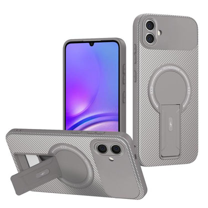 Carbon Fiber Texture MagSafe Phone Case with Holder