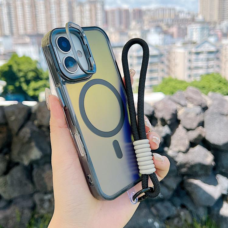 Gradient Discolor MagSafe Phone Case with Holder / Wrist Strap