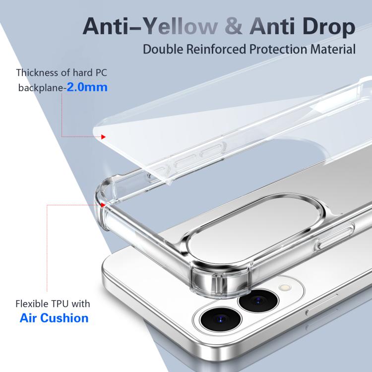 Four-corner Shockproof Acrylic +TPU Phone Case