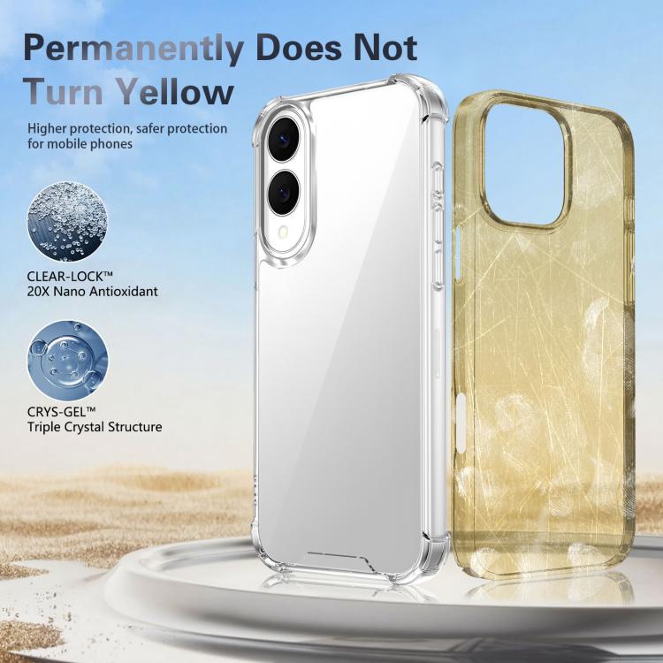Four-corner Shockproof Acrylic +TPU Phone Case