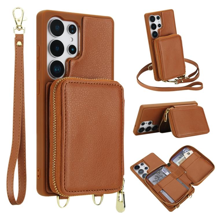 Crossbody Zipper RFID Card Bag Phone Case