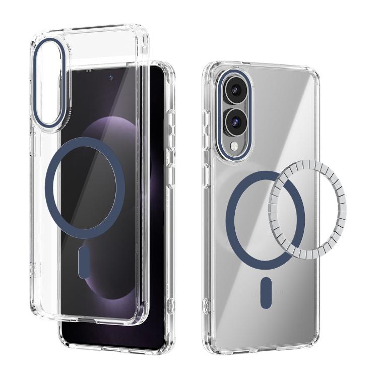 ABEEL MagSafe Magnetic Color Ring Anti-scratch Transparent Phone Case