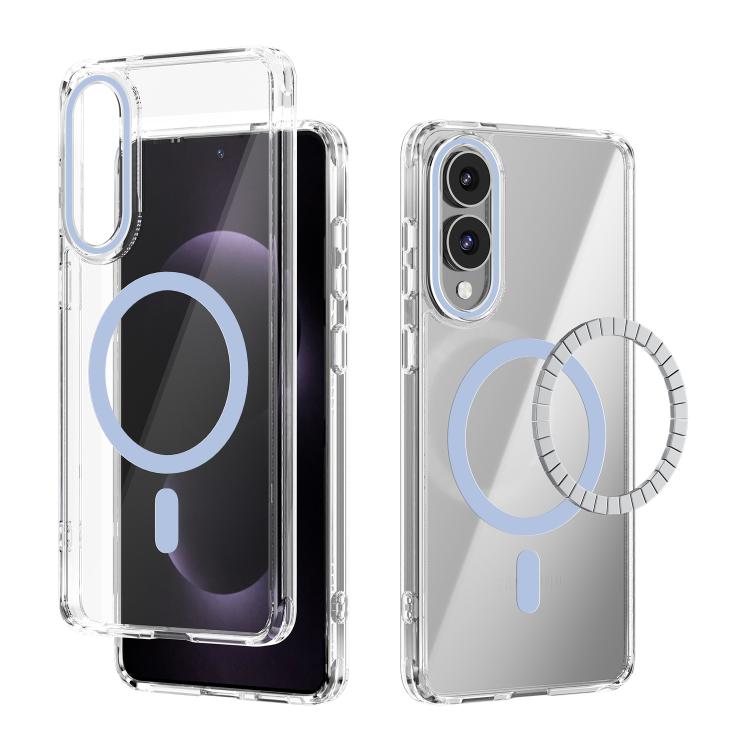 ABEEL MagSafe Magnetic Color Ring Anti-scratch Transparent Phone Case